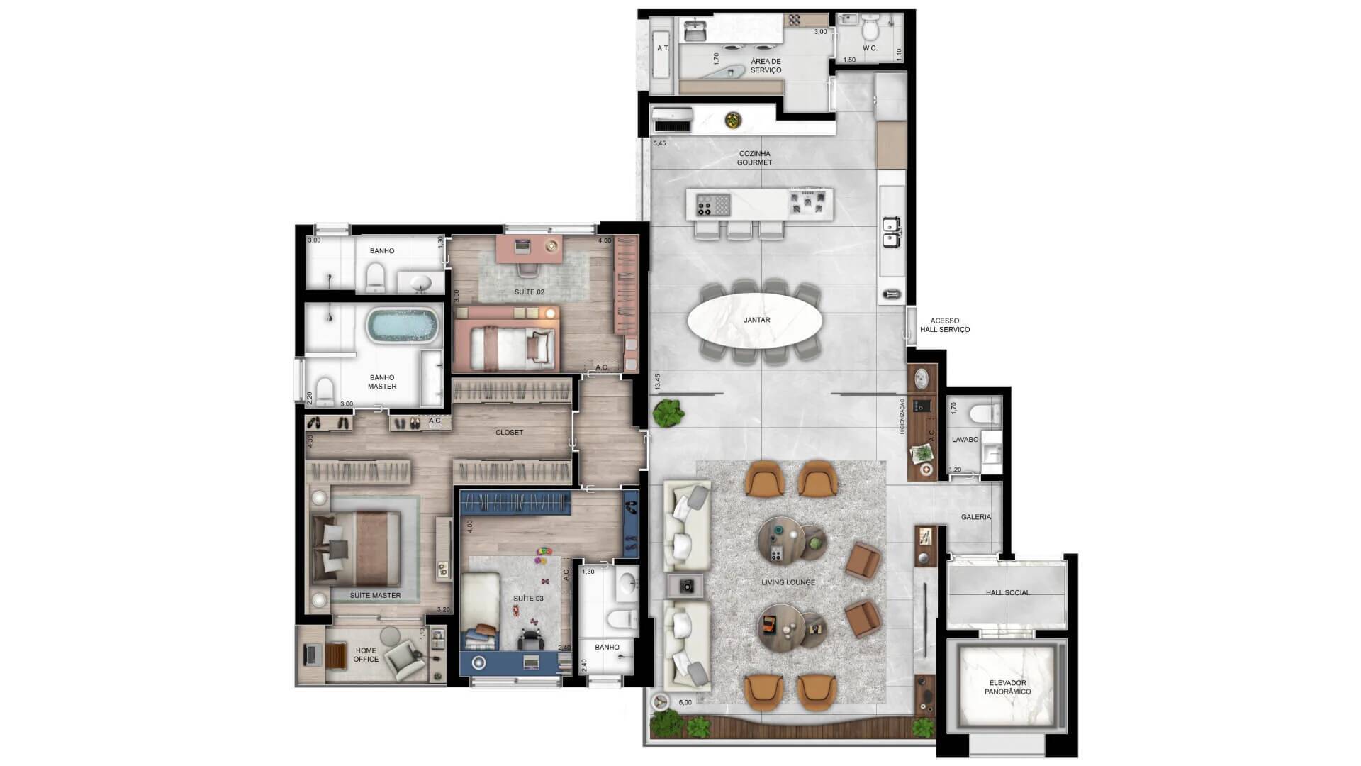 Apartamento, 3 quartos, 181 m² - Foto 45